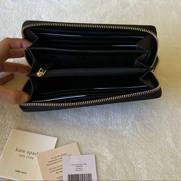 SOLD! NWT 2PCS Kate Spade Tote & Wallet Black - Picture 14 of 17